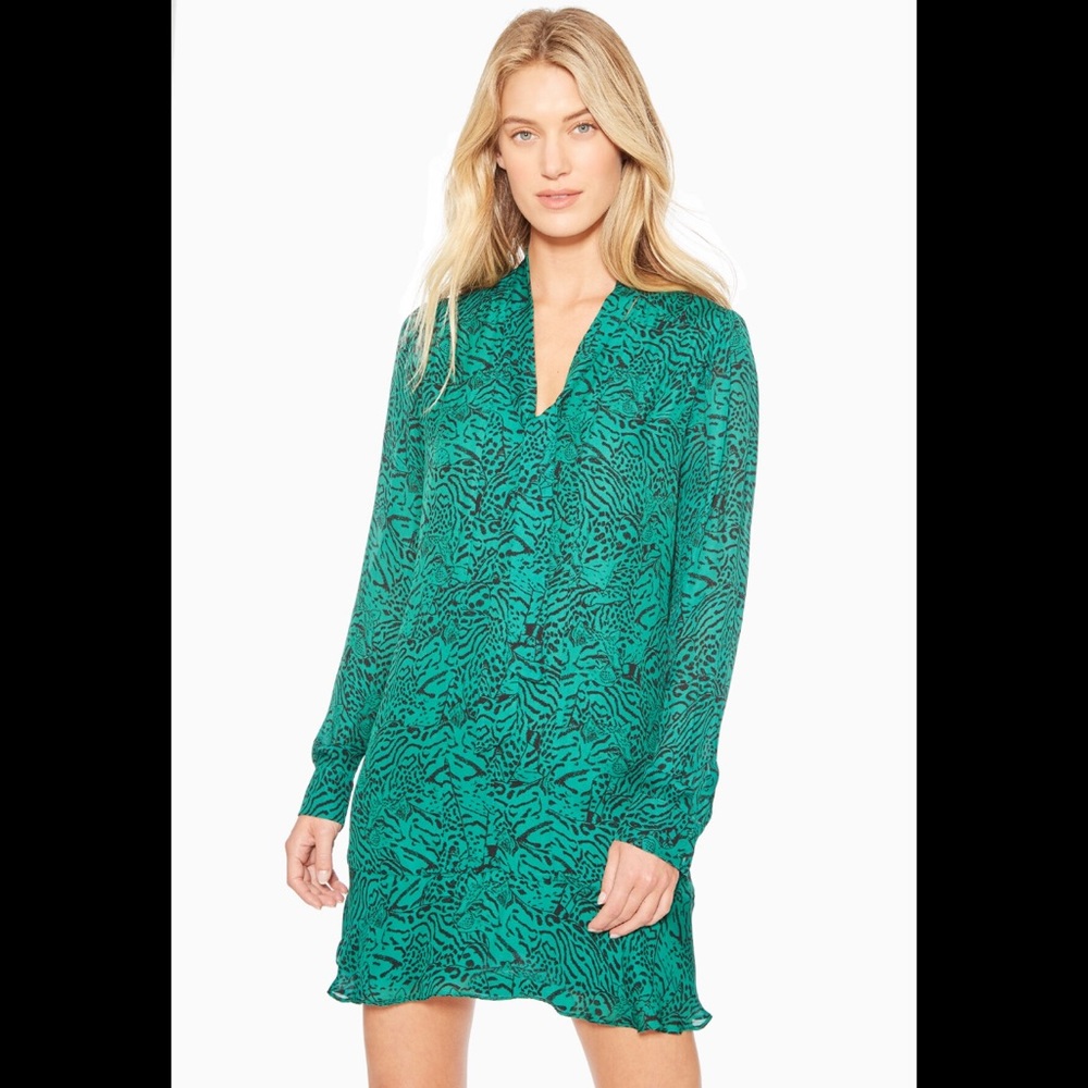 Parker MERCER DRESS (JEWELED FLORA SIZE M), EUC